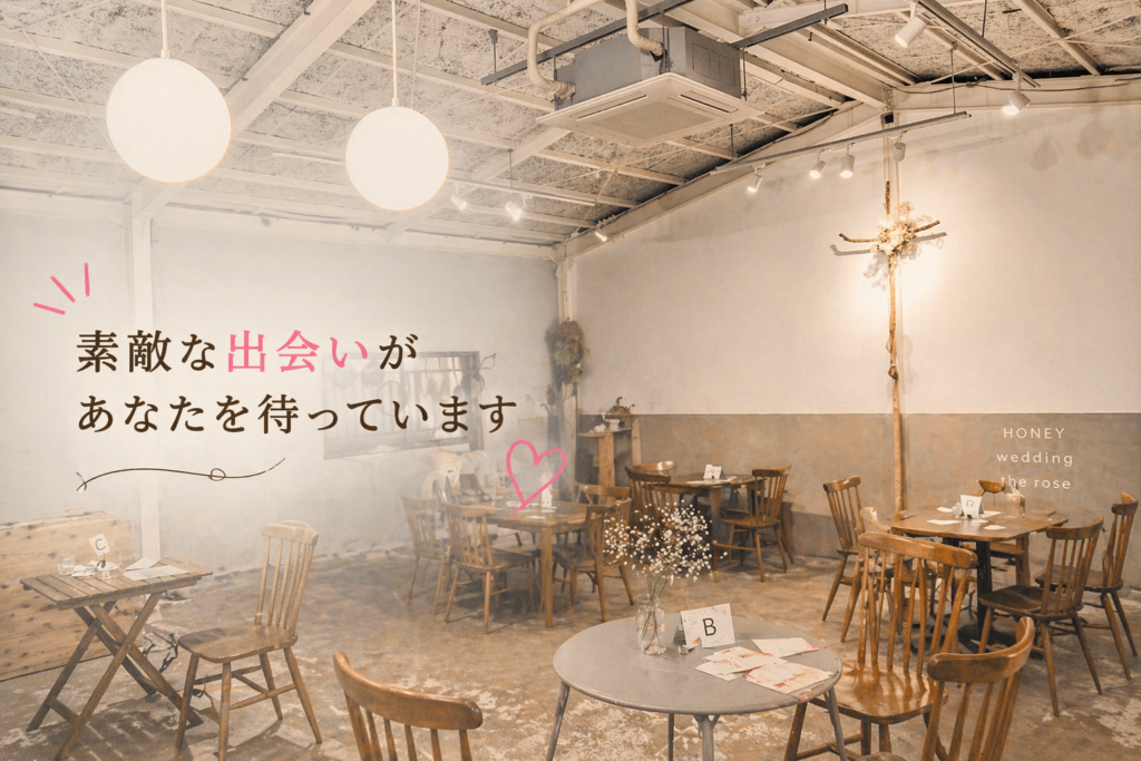 姫路の婚活イベント会場｜Cafe Rei貸切で素敵な出会いをサポートする恋活イベント